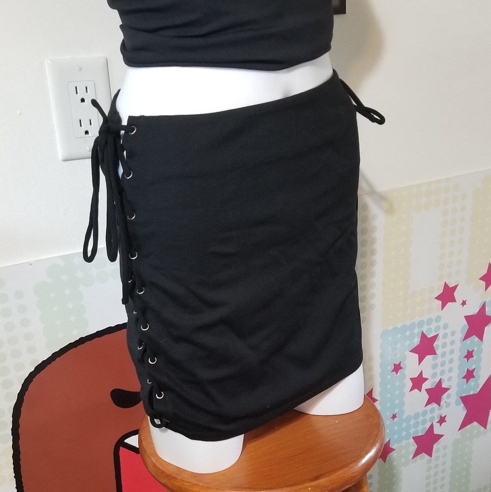 Awesome Side Tie Mini Skirt